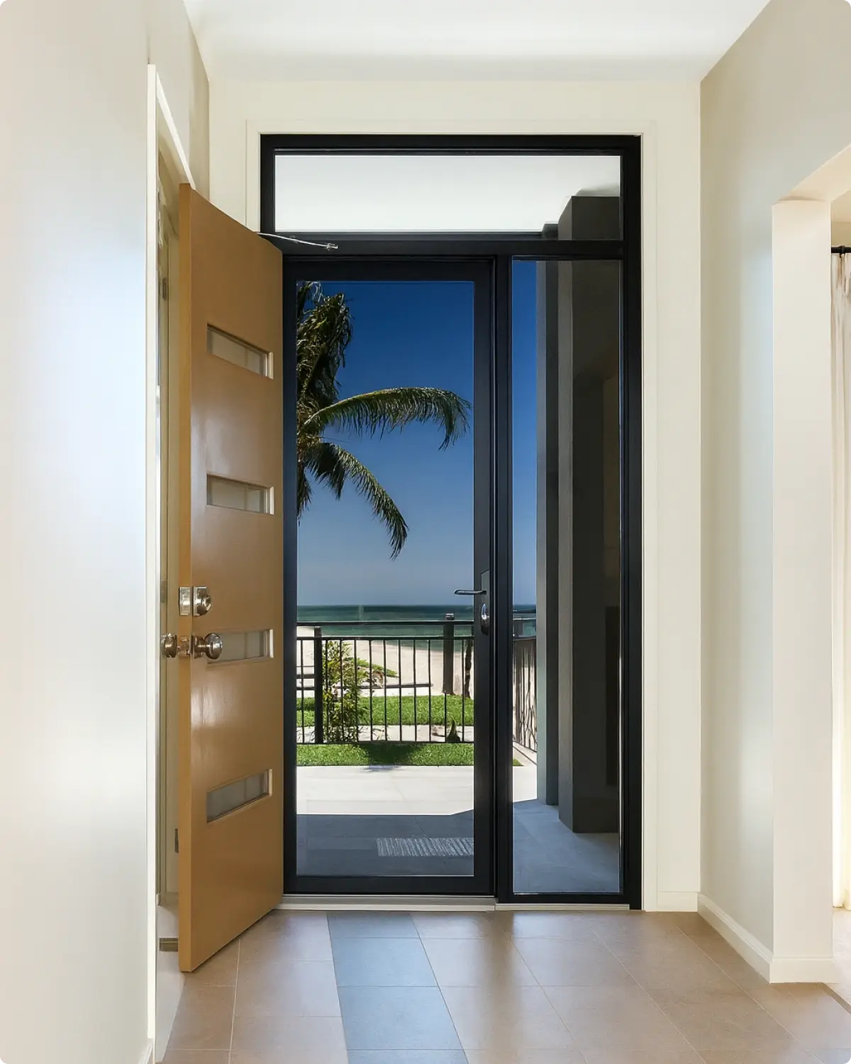 Custom aluminium windows and doors by Alumalite on a Byron Bay home
