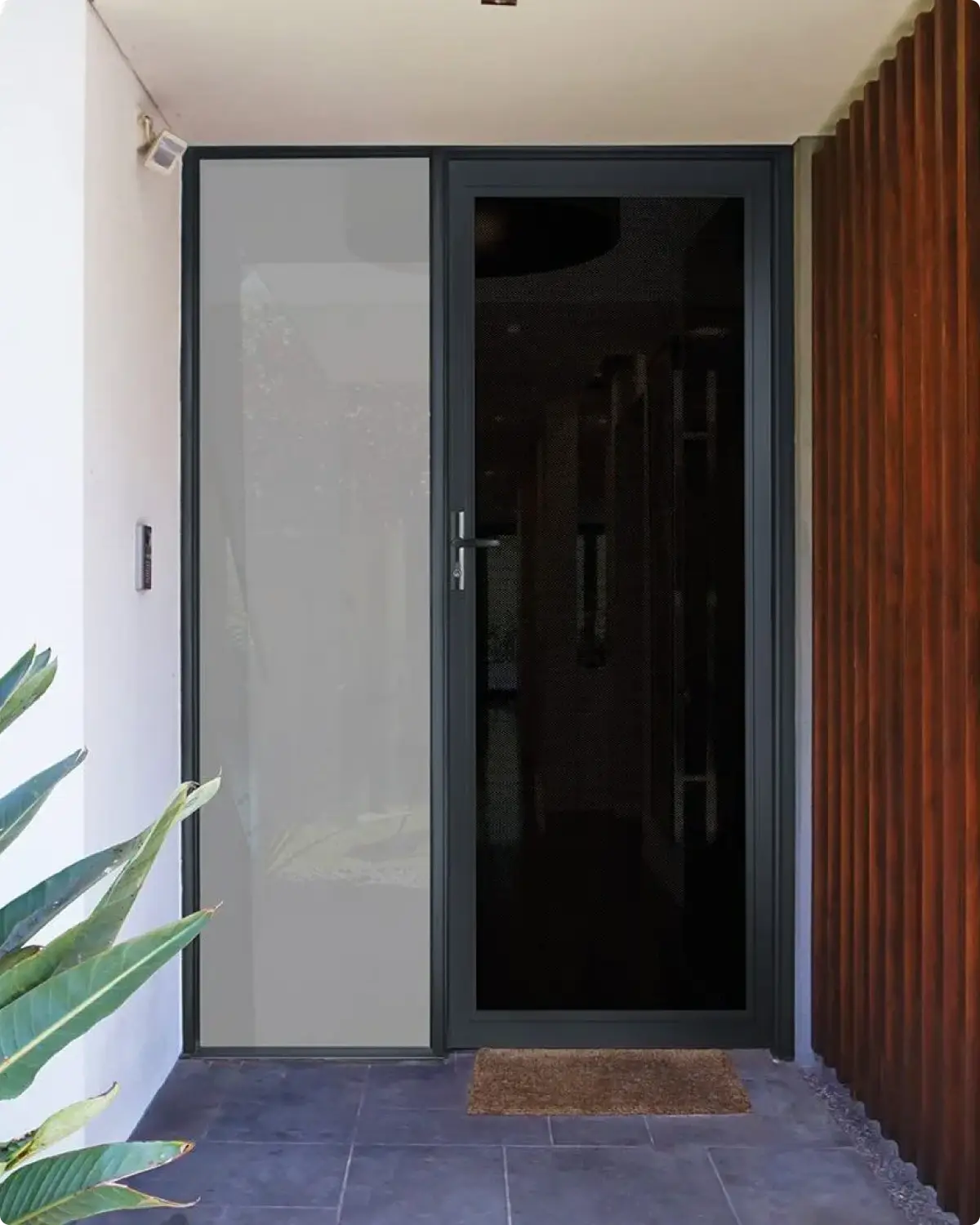 Security screen windows installed on a Northern Rivers commercial property
