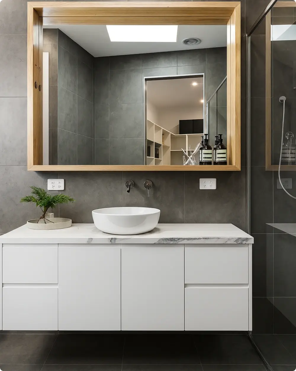 Locally made aluminium windows and doors on display at Alumalite's Ballina showroom